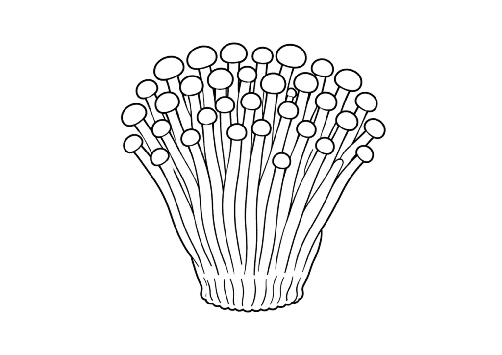えのきの塗り絵