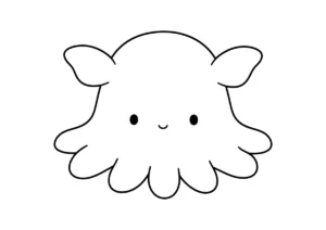 メンダコの塗り絵