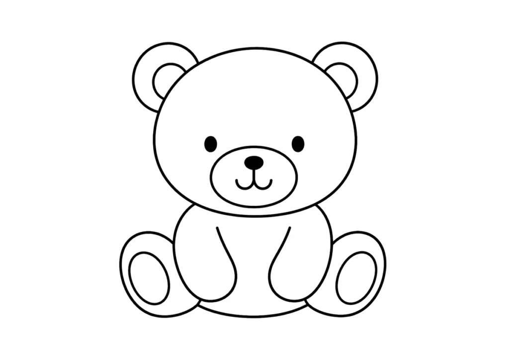 クマの塗り絵