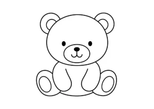 クマの塗り絵