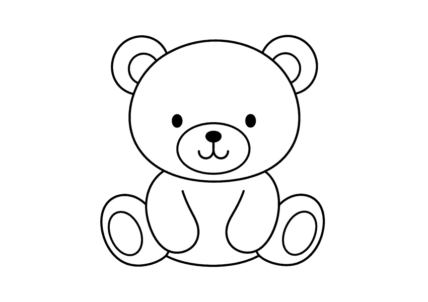 クマの塗り絵