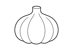 にんにくの塗り絵