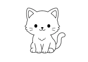 子猫の塗り絵