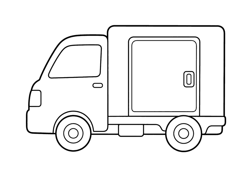 パネルバンの塗り絵