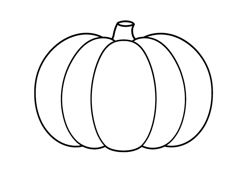 カボチャの塗り絵