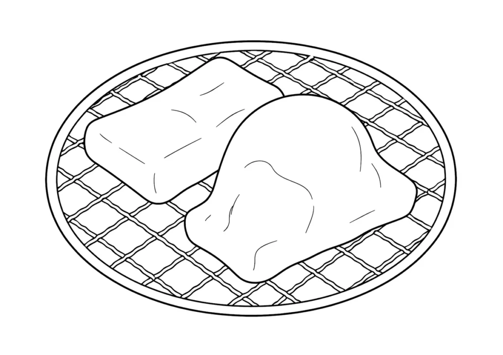 餅の塗り絵