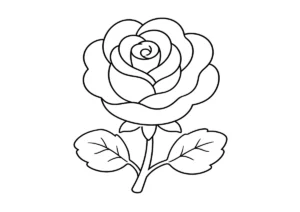 バラの塗り絵