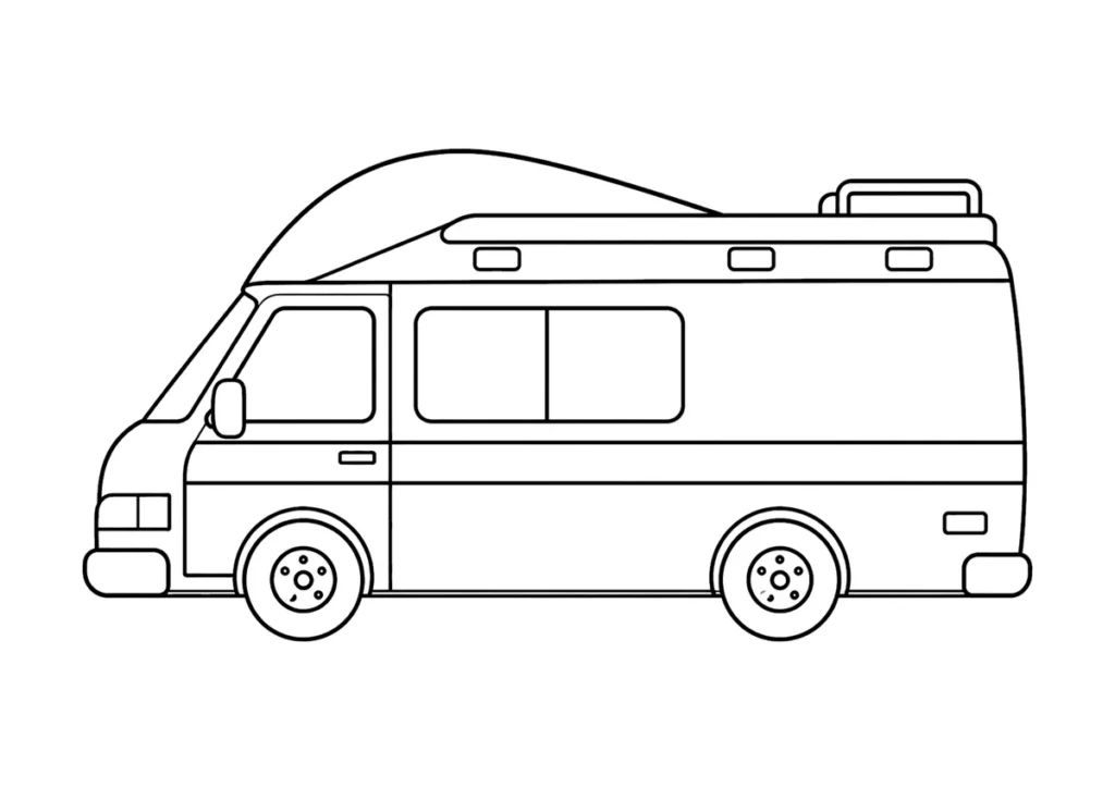 水難救助車の塗り絵