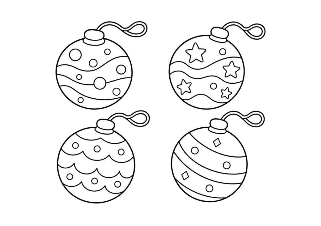ヨーヨーの塗り絵