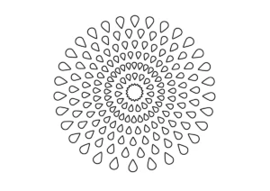打ち上げ花火「牡丹（ぼたん）」