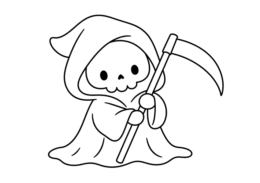死神の塗り絵